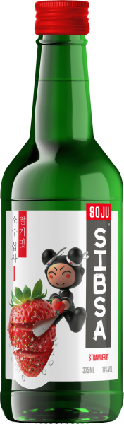 Напиток спиртной Soju Sibsa Клубника 0,37л 14%